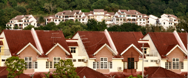 Terrace house at Sungai Nibong, Penang